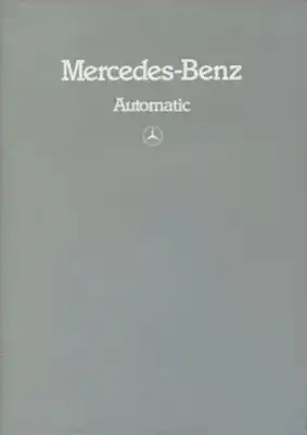 Mercedes-Benz Automatic Prospekt 12.1982