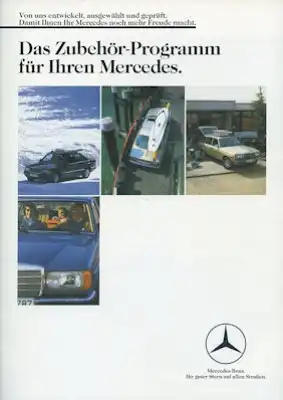 Mercedes-Benz Zubehör Prospekt 2.1984