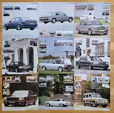 Mercedes-Benz AMG Programm ca. 1983