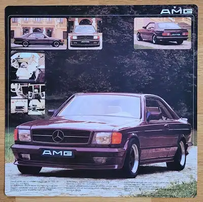 Mercedes-Benz AMG W 126 C Prospekt ca. 1983