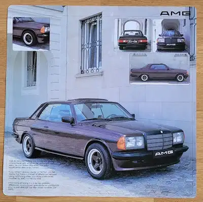 Mercedes-Benz AMG W 123 C Prospekt ca. 1983