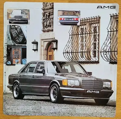 Mercedes-Benz AMG W 126 Prospekt ca. 1983