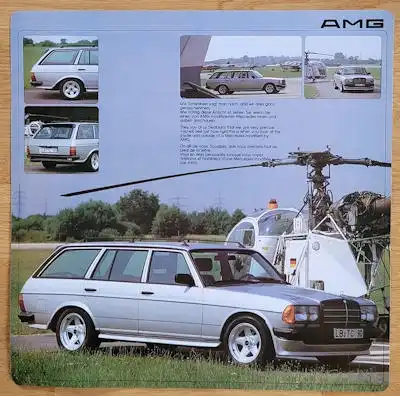 Mercedes-Benz AMG W 123 T Prospekt ca. 1983