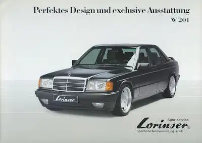 Mercedes-Benz W 201 Lorinser Prospekt ca. 1992