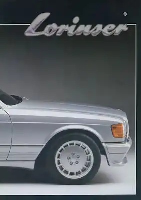 Mercedes-Benz Lorinser Programm ca. 1983