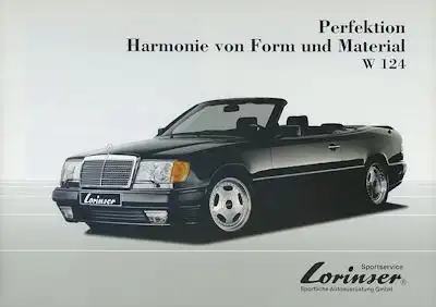 Mercedes-Benz W 124 Lorinser Prospekt ca. 1992