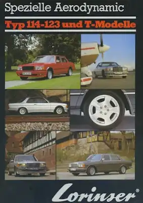 Mercedes-Benz Lorinser W 116 123 Prospekt 1984