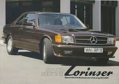 Mercedes-Benz Lorinser Programm ca. 1983