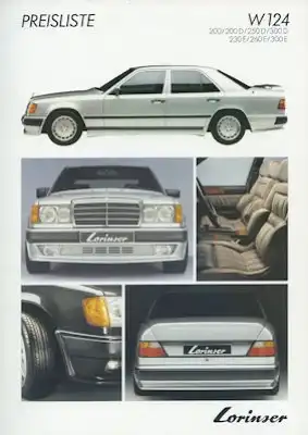 Mercedes-Benz W 124 Lorinser Prospekt 9.1985