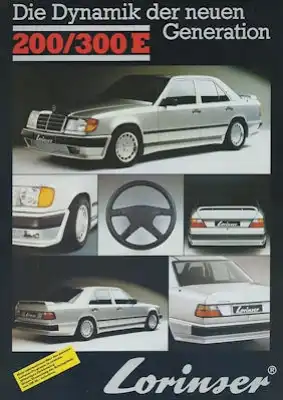 Mercedes-Benz W 124 Lorinser Prospekt 1985