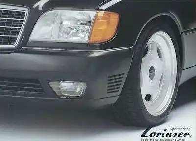 Mercedes-Benz Lorinser W 140 Prospekt 1992
