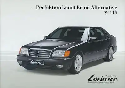 Mercedes-Benz Lorinser W 140 Prospekt 1992