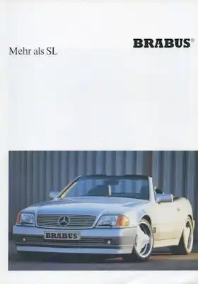Mercedes-Benz Brabus Programm-Mappe 1991