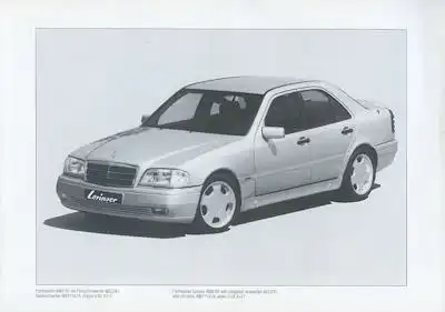 Mercedes-Benz Lorinser E-Klasse Prospekt ca. 1994