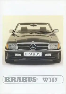 Mercedes-Benz Brabus Programm-Mappe 1989