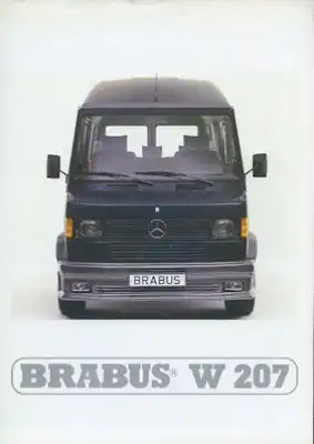 Mercedes-Benz W 207 Brabus Prospekt 1980er Jahre