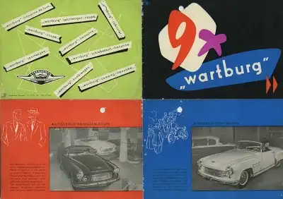 Wartburg 311 Prospekt 1957