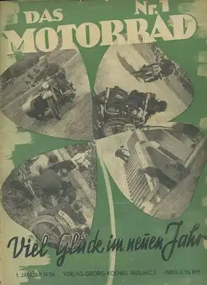 Das Motorrad 1939 Heft 1