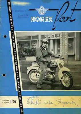 Horex Hauspost 1957 Heft 1