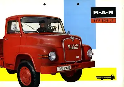 MAN Typ 520 L1 Prospekt ca. 1960