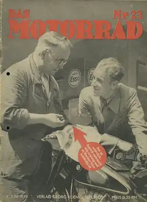 Das Motorrad 1939 Heft 23