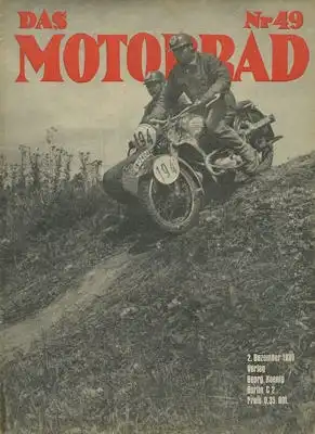 Das Motorrad 1939 Heft 49