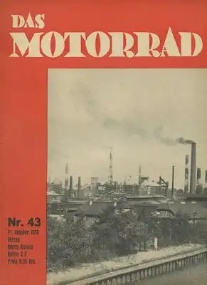 Das Motorrad 1939 Heft 43
