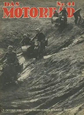 Das Motorrad 1939 Heft 41