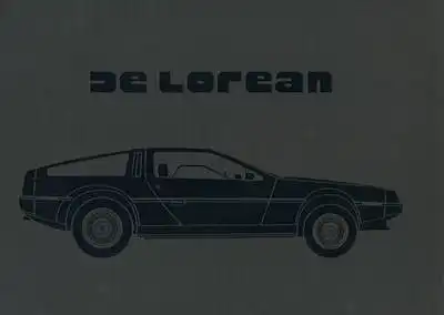 De Lorean Prospekt 1981 e