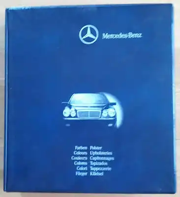 Mercedes-Benz E Klasse Farben und Polster Musterordner 1998