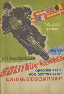 Programm Solitude 20.7.1952