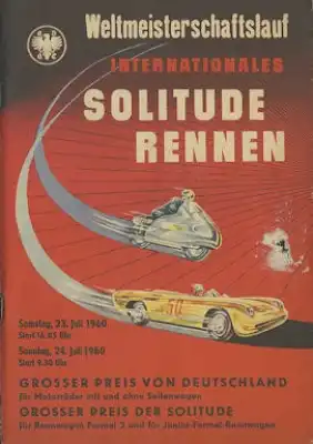 Programm Solitude 23.7.1960
