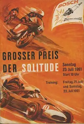 Programm Solitude 23.7.1961