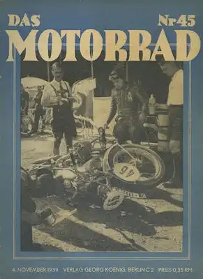 Das Motorrad 1939 Heft 45