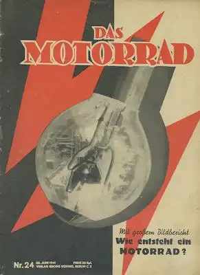 Das Motorrad 1941 Heft 24