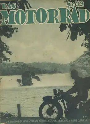 Das Motorrad 1938 Heft 39