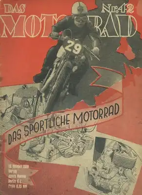 Das Motorrad 1938 Heft 42