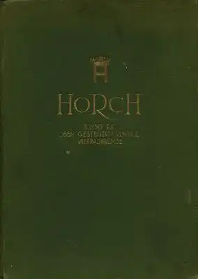 Horch 10/50 PS Bedienungsanleitung 1924-26