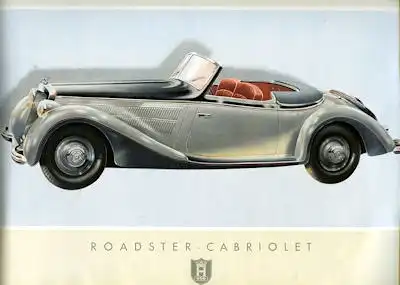 Horch V 8 Zylinder Prospekt 1939