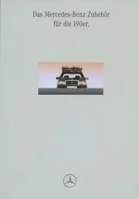 Mercedes-Benz 190 Zubehör Prospekt 8.1992