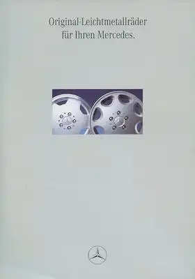 Mercedes-Benz Leichtmetallräder Prospekt 8.1993
