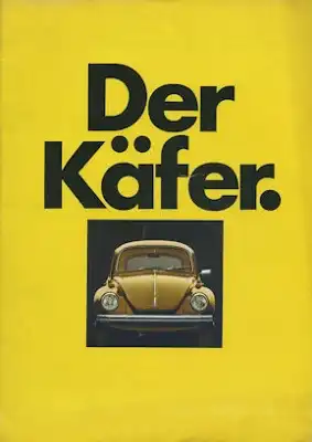 VW Käfer Prospekt 1.1972
