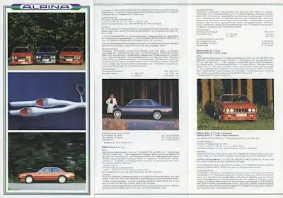 BMW Alpina Programm 8.1986