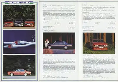 BMW Alpina Programm 9.1985
