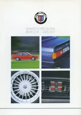 BMW Alpina 3er E 30 Prospekt 9.1987