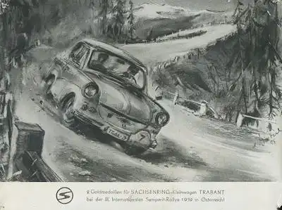 Trabant P 70 2 Pressefotos 1959