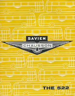 Saviem Chausson 522 Bus Prospekt ca. 1960