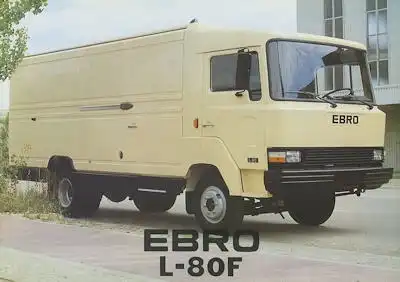 Ebro L-80 F Prospekt 1980/81