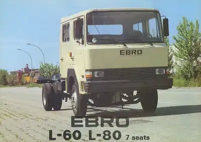 Ebro L-60 / 80 Prospekt 1980/81