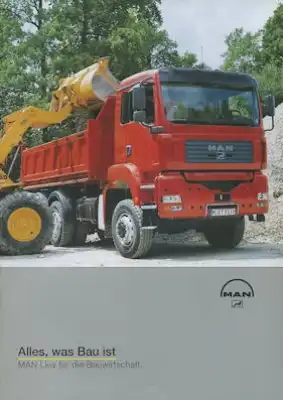 MAN Baufahrzeuge Prospekt 10.2003